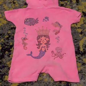 Butter Super Soft Terry Mermaid One Piece Hoodie